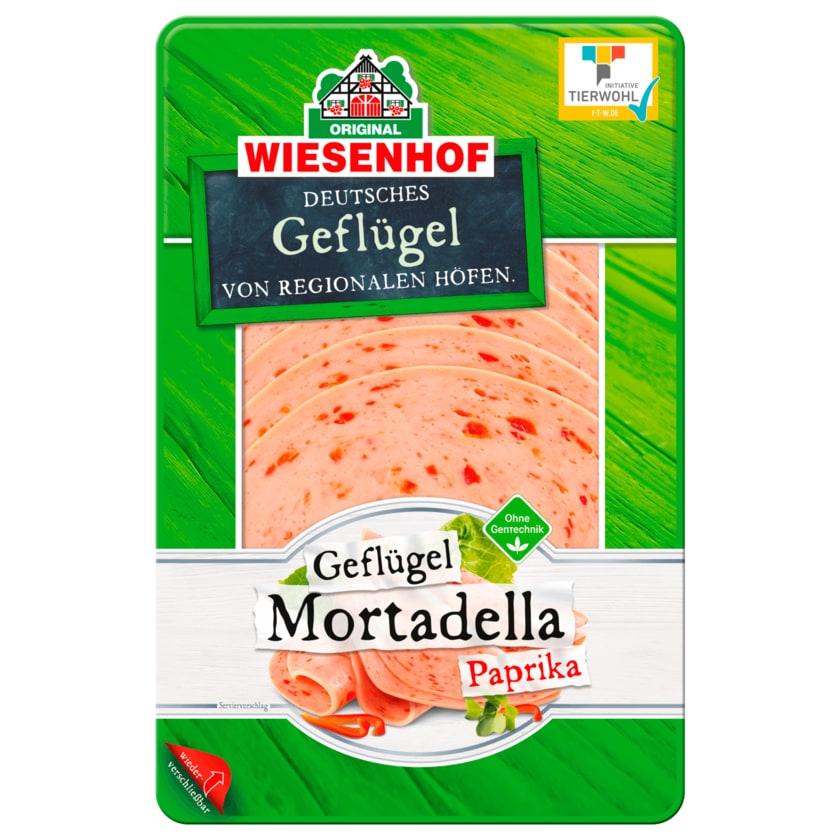 Wiesenhof Geflügel Paprika-Mortadella 100g